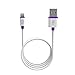 Walnut Lightning to USB Cable 4ft / 1.2m with Ultra-Compact Connector Head for iPhone 6 6Plus 5s, iPad Air mini2, iPad 4th gen, iPod touch 5th gen, and iPod nano 7th gen (Purple)