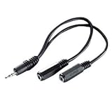Produkt-Bild: Vivanco Audio Y-Adapter 3,5mm Klinke, vergoldet, stereo, 0,2m
