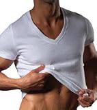 C-IN2 Pima Cotton Deep V Neck T-Shirt 1111