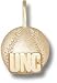 North Carolina Tar Heels Solid 10K Gold ''UNC'' Baseball Pendant