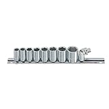 ミトロイ(MITOLOY) ソケットレンチセット スタンダードタイプ 1/4 mm 8コマ10点セット ソケットホルダー付 RS210M