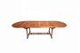 Teak Furniture Gallery TGT187 Nassau Double Extension Table 39.5 Inch x 71-118 Inch