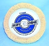 Buff And Shine (BUF7503N) 7-1/2 in. Bolt-On 100% Wool Buffing Pad