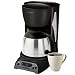 Mr. Coffee 8-Cup Programmable Thermal Carafe, Black with Stainless Steel