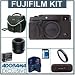 Fujifilm X-PRO1 Digital Camera Body, - Bundle - with Fujifilm XF 60mm (90mm) F2.4 Lens , Fujifilm PRF-39 39mm Protector Filter, Spare Fujifilm NP-W126 Battery, 32GB SD Memory Card, USB 2.0 SD Reader, 4-Slot Bi-Fold Memory Card Holder, Adorama Slinger Bag