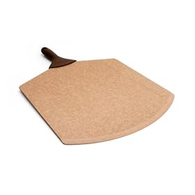 Buy Epicurean 21 by 14-Inch Pizza Peel and Silicone Grip Handle, Natural with Brown