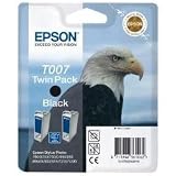 Epson T007 - Cartouche d'encre d'origine - Double Pack - Noir