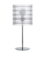 Caimi Lámpara De Mesa Ring Transparente/cromo