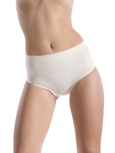 bellycloud Damen Slip  figurformender Seamless Slip, Gr. 42/44 (XL), Elfenbein (champagner Preisvergleich