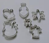 Christmas & Holiday Cookie Cutters - Set of 6