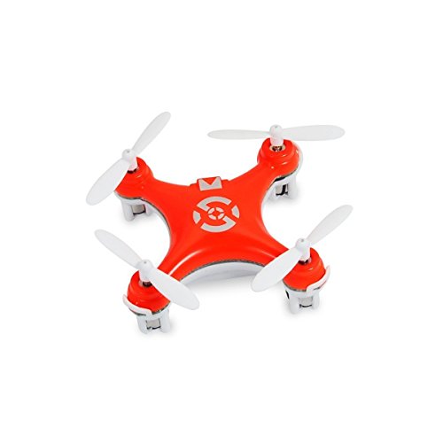 Cheerson CX-10 4CH 2.4GHz 6 Axis Gyro LED Rechargeable Mini Nano RC Quadcopter Mini RC Aircraft, Orange