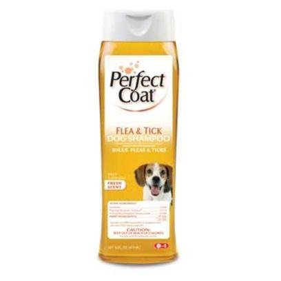 8in1 Perfect Coat Flea & Tick Shampoo - Fresh - 16 oz