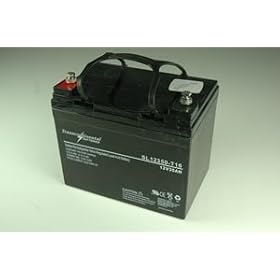 BFM Batteries 12 Volt 35AH Sealed Lead Acid 12V Battery 7.72in X 5.16in X 6.1in