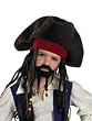 CHILD Jack Sparrow Hat w/hair, Moustache and Goatee - Officially Licensed Pirates of the Caribbean TM