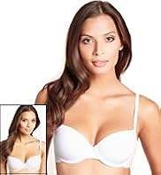 2 Pack Cotton Rich Padded Underwired A-DD Bras