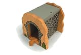 Wooden Train Railway System - Red Brick Tunnel (Compatible with leading wooden rail systems) - Wooden Toy