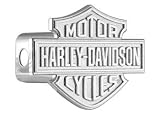 Harley Davidson 3D Monotone Bar & Shield Hitch Cover