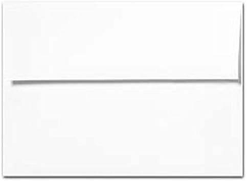 250 A6 Envelopes Natural Crush White Smooth Finish Size - 4 3/4 X 6 1/2
