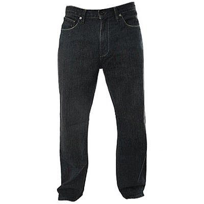 Volcom Mens Jeans Black Zip Freakin Good Wash