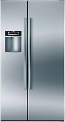 Bosch : B22CS30SNS 22 cu. ft. Linea Series Side by Side Refrigerator - Stainless Steel