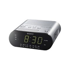 Sony ICF C 218 Uhrenradio silber