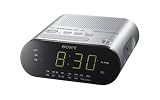 Sony ICF C 218 Uhrenradio silber