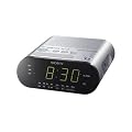 Sony ICF C 218 Uhrenradio silber