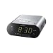 Sony ICF C 218 Uhrenradio silber