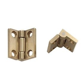 <b>Brusso Back Mount Stop Hinges 1/2" x 3/4" (Restorers)</b>