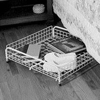 <b>Underbed Rolling Storage Basket Organizer</b>