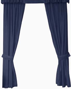 Denver Broncos Short Curtain Panels