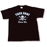 Buy Tiger Army - NEVER DIE T-shirt, Black by Tiger Army