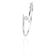 14K White Gold 1/2 ct. Diamond Bangle Bracelet