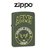 Green Matte, US Army (ZI221540) Category: Military Zippo Lighters