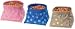 Kitchen & Housewares : Collapsible Dog Travel Bowl - Blue with Paw Prints