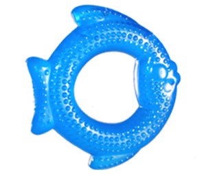 BPA free, non toxic fish teether by Natursutten