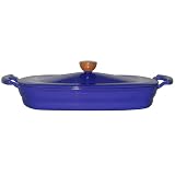 Review Lafont OGC40-262 / Lafont 4-QuartOval Au Gratin with Cover, Blue