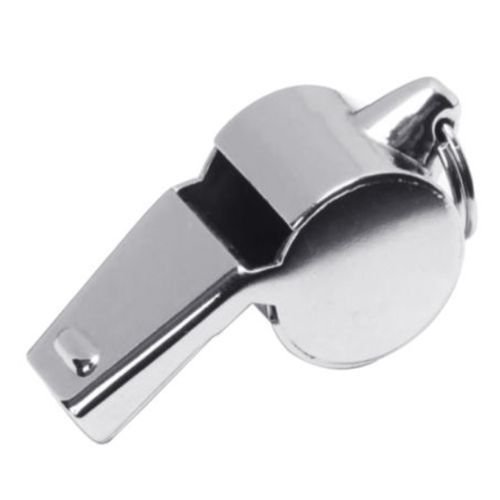 Trained Stainless Steel Coach Whistle with Lanyard with Free Soccer