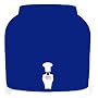 Solid Blue Water Crock