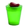 A di Alessi Happy Spices Container for Chilli Peppers, Green (ASG09 6GR)