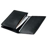 Royce Leather Men's Business Card Case (Black)