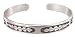 Indian Style Feather Pewter Bracelet