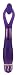 California Exotics Pleasure Zone Slim Magic Duo, Purple