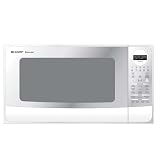 Sharp R-420LW Family-Size 1-2/5-Cubic-Foot Countertop Microwave Oven, White
