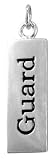 ServiceCharms Sterling Silver "Guard" Charm