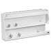 TrippNT 50124 White PVC Plastic Bench Top Personal Workstation, 17 Compartments, Large, 24" Width x 12" Height x 7.5" Depth