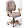 Boss Mid Back Ergonomic Task Chair, Oak