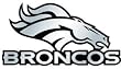 Denver Broncos Silver Auto Emblem - Football Sports Merchandise