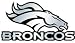 Denver Broncos Silver Auto Emblem