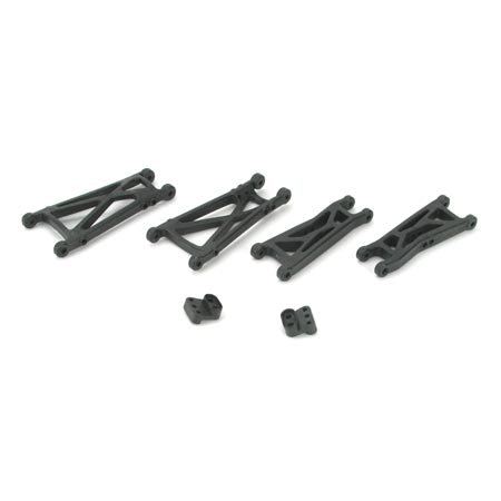 Team Losi Front/Rear Suspension Arm Set: Mini-T MDT
